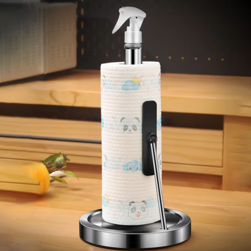 Soporte para Toallas de Papel con Rociador Integrado