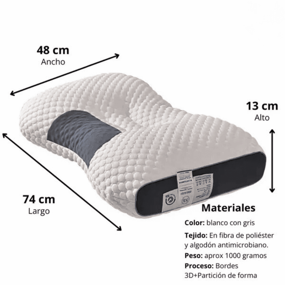 Almohada Ortopédica con Alineación Cervical - OFERTA 2x1