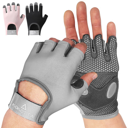 KOKOTTA Guantes de Gimnasio Acolchados Unisex para Fitness y pesas