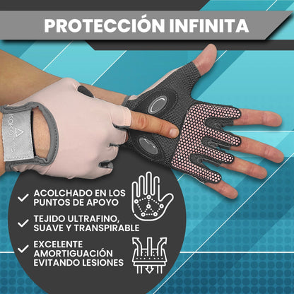KOKOTTA Guantes de Gimnasio Acolchados Unisex para Fitness y pesas
