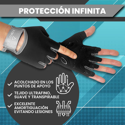 KOKOTTA Guantes de Gimnasio Acolchados Unisex para Fitness y pesas