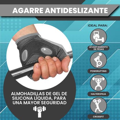 KOKOTTA Guantes de Gimnasio Acolchados Unisex para Fitness y pesas