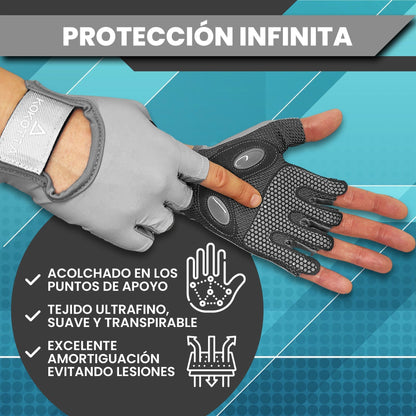 KOKOTTA Guantes de Gimnasio Acolchados Unisex para Fitness y pesas