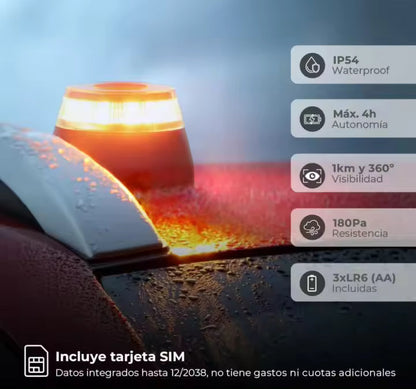 Luz de Emergencia Geolocalizada Coches