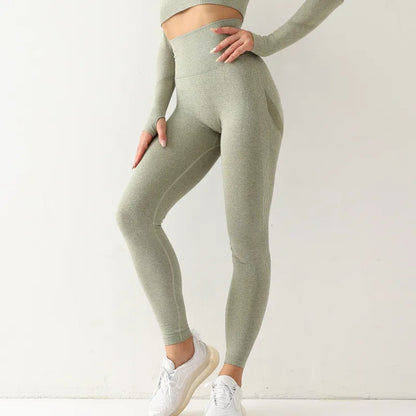 Leggings Push Up de Cintura Alta para Gym y Yoga