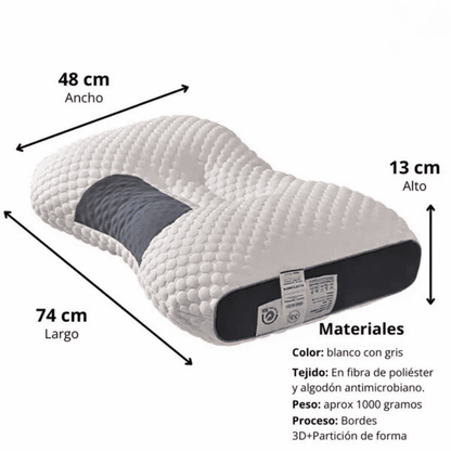 Almohada Ortopédica con Alineación Cervical - OFERTA 2x1