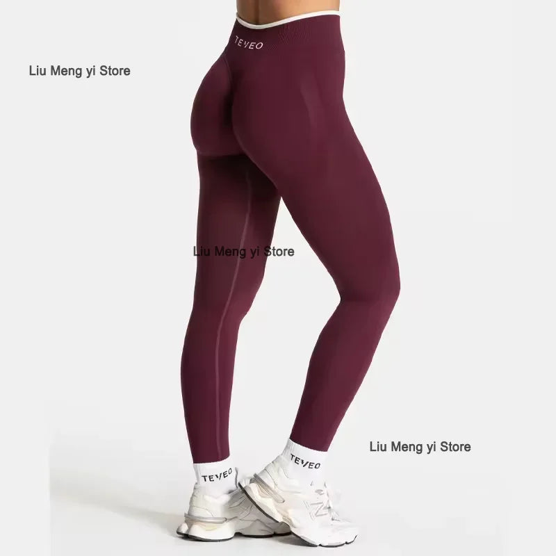 Leggings sin Costuras de Cintura alta TEVEO Ignite Sculpt para Mujer