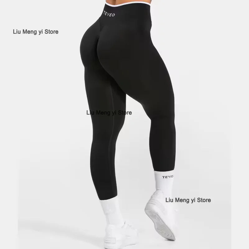 Leggings sin Costuras de Cintura alta TEVEO Ignite Sculpt para Mujer