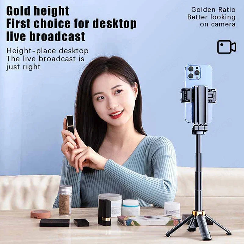 Soporte Portátil para Móvil y Transmisión en Vivo