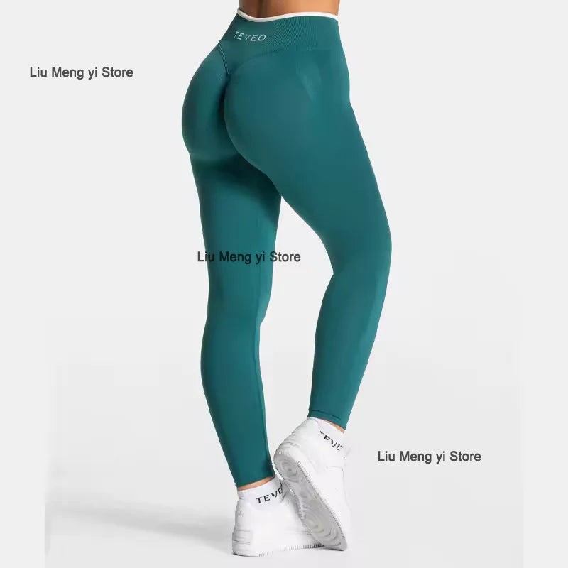 Leggings sin Costuras de Cintura alta TEVEO Ignite Sculpt para Mujer