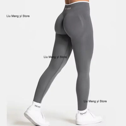 Leggings sin Costuras de Cintura alta TEVEO Ignite Sculpt para Mujer