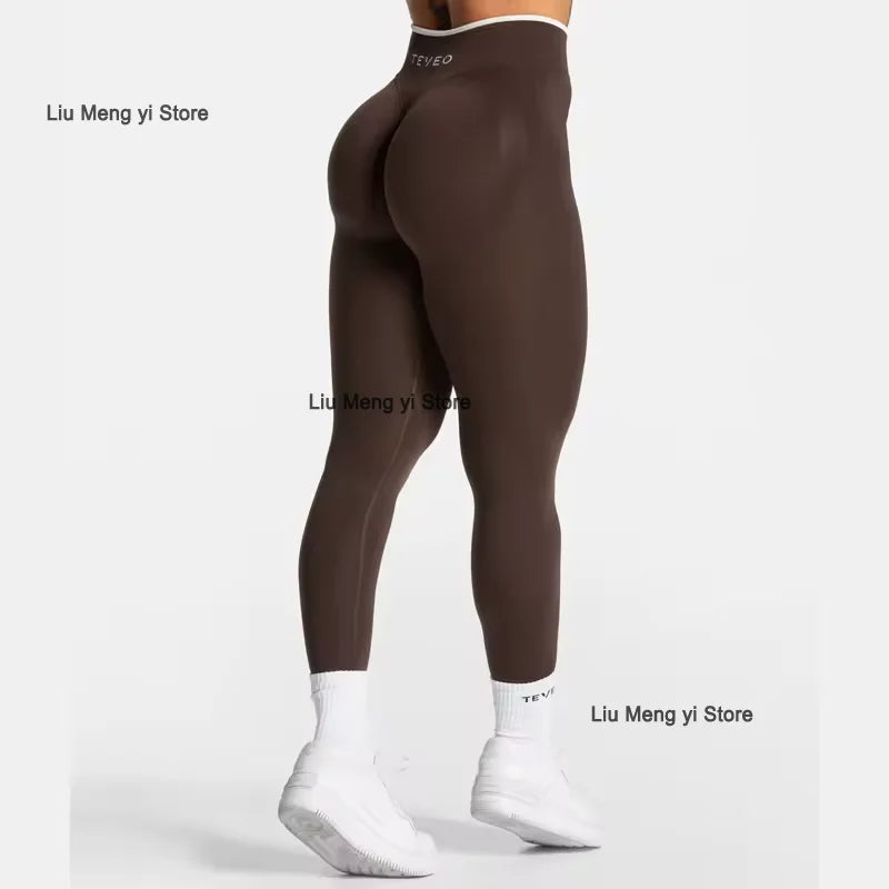 Leggings sin Costuras de Cintura alta TEVEO Ignite Sculpt para Mujer