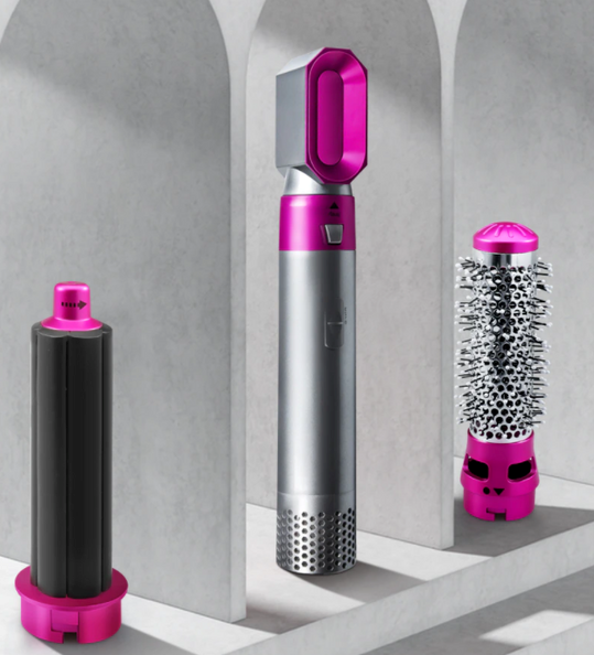 Cepillo Secador y Rizador 5 en 1 para Mujer – Kit Eléctrico de Peinado