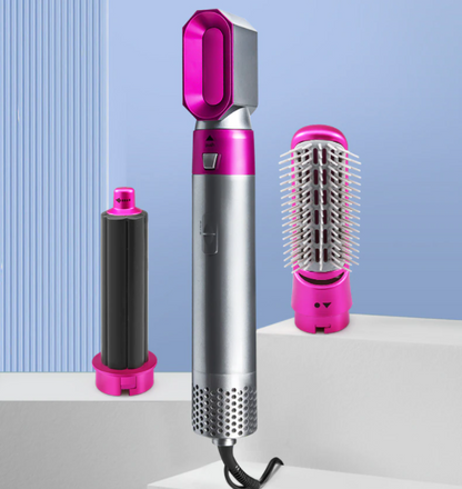 Cepillo Secador y Rizador 5 en 1 para Mujer – Kit Eléctrico de Peinado