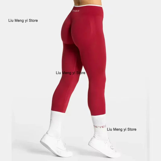 Leggings sin Costuras de Cintura alta TEVEO Ignite Sculpt para Mujer