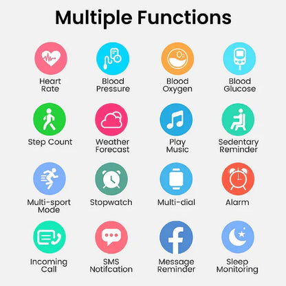 Reloj Inteligente no Invasivo con Control de Glucosa, Ritmo Cardíaco y Actividad Física